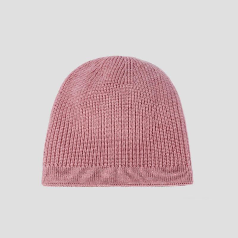 Căciulă Tricotată pentru Bărbați cu Circumferință Mare a Capului Toamnă Iarnă Căciulă Caldă din Lână cu Strat Dublu Căciulă Pulover pentru Călărie în Aer Liber