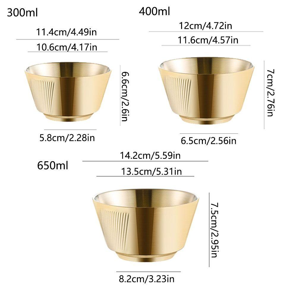 Anti Scald Double Layer Soup Bowl Heighten Bottom Ice Cream Containers Kitchen Supply