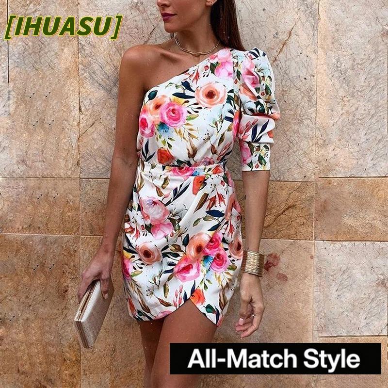 IHUASU Women's Fashion Summer Spring Casual Dresses