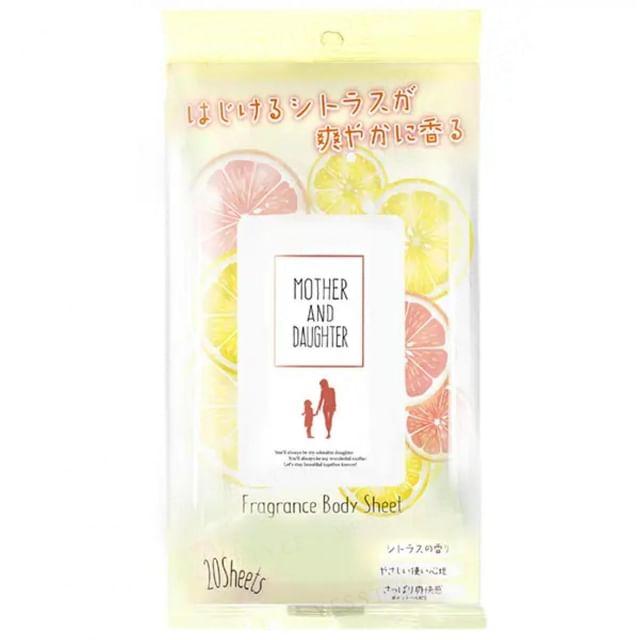 

Mother & Daughter - Fragrance Body Sheet Citrus Fragrance 20 pcs