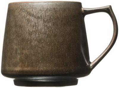 Kiki Mug Made In Microwave and Dishwasher Delicately Crafted C811BK, Black, 320ml, Japan, Safe,