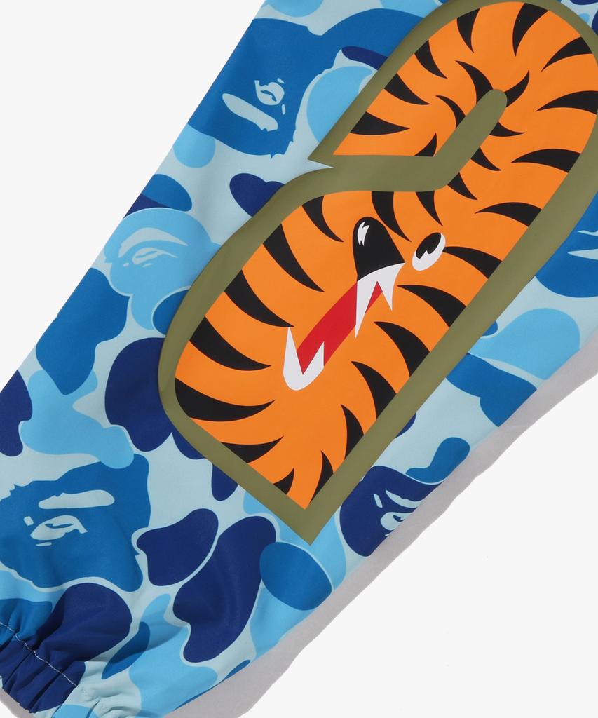 Bape Abc Camo Shark Hooded Jacket (M) Blue