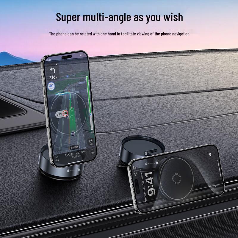 Q12 Foldable Magnetic Car & Desktop Phone Holder