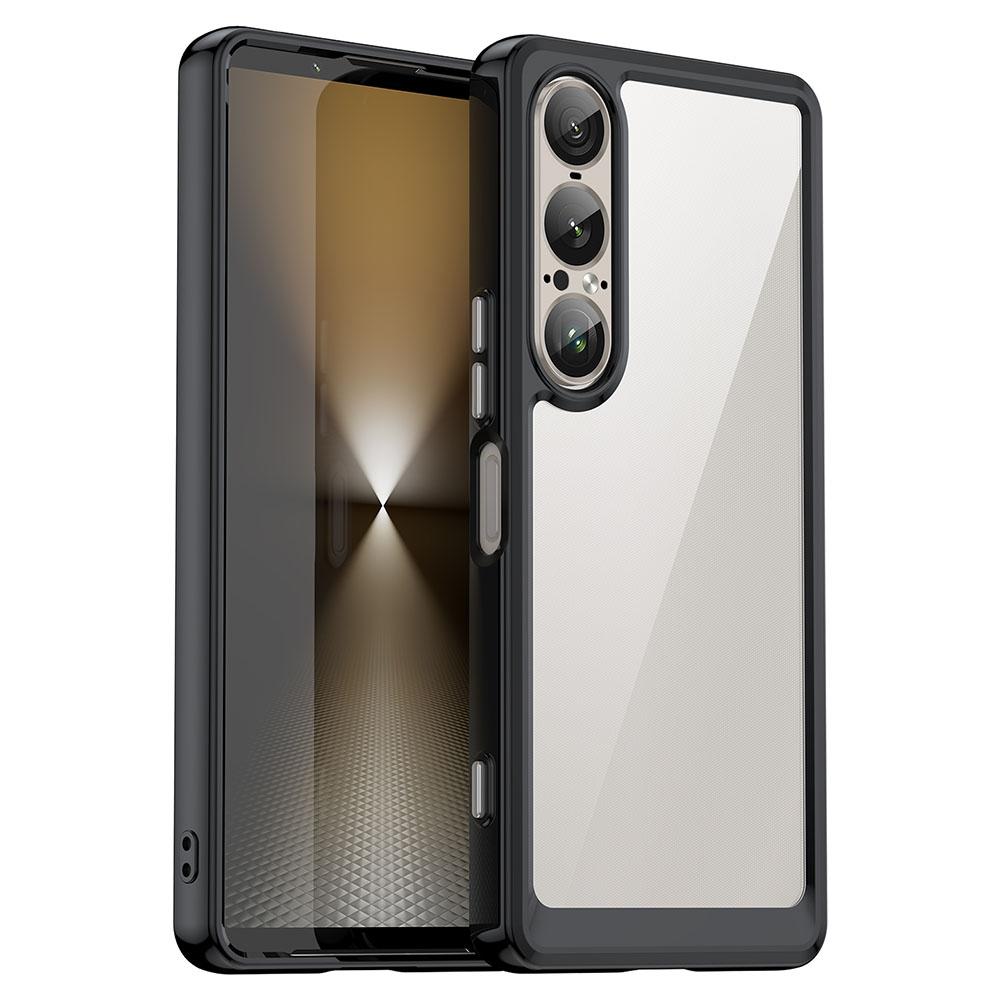 For Sony Xperia 1 VII Case TPU + Acrylic Protective Clear Phone Cover
