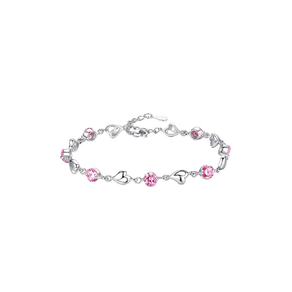 Crystal Bracelet Heart Flash Diamond Alloy Jewelry Foot Chains Birthday Gifts