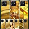 Fine Gold Pattern Printing Phone Case For Xiaomi Redmi Note 14 13 14S 12S 12 11S 11T 11E Pro Plus 10S 10 9S 9 Art Customized Coq