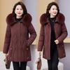 New Middle-aged and Elderly Women's Cotton-padded Jackets, Medium-length, Elderly, Plus-size, Mother's Jackets, Winter Coats, Cotton-padded Jackets