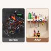 Multifunctional Wrench Screwdriver Organizer Rail Rack Storage Holder Garage Workshops Wall Mount Hardware Tool Display Hanger