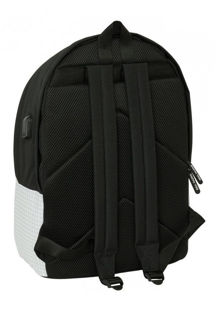 Real Madrid Sports Backpack with Laptop Space 612454820 White