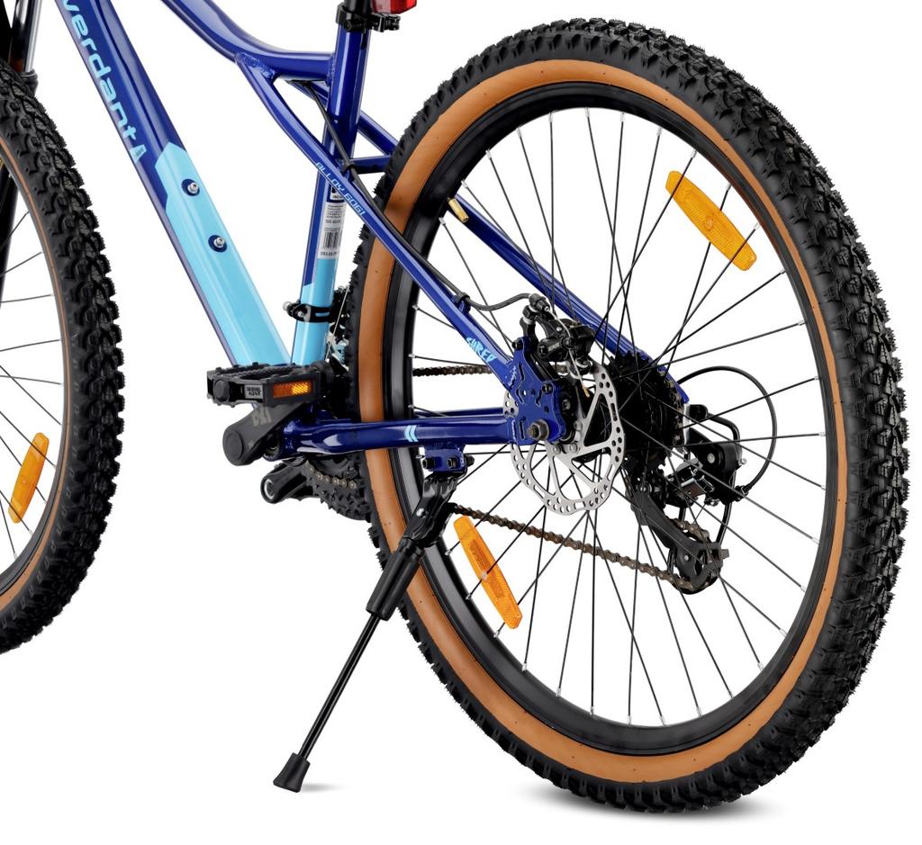 Mountain Bike Mtb 27.5 Inch 21 Speeds For Communion Aluminum Lightweight Shock Absorber Disc Brakes Shimano Frame M 17 Inch Verdant Shred Blue