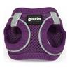 Dog Vest Harness - GLORIA THE BEST FOR YOUR BEST FRIEND - Air Mesh - Purple - One Size - Buckle