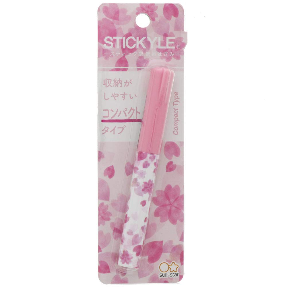 

Sunstar Stationery Stickyle Compact Happy S3718930 Scissors, Fleur, Sakura,