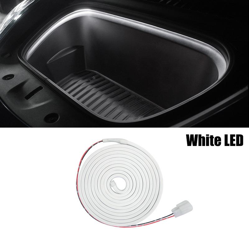 For Tesla New Model Y Juniper 2025 Model 3 Highland Front Trunk Frunk LED Ambient Light Flexible Silicone Strip Decorative Lamp