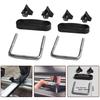 EDHUUJSI 4pcs/set Roof Rack Tool Clip Luggage Roof Rack Clamp Easy Convenient Multi-Purpose Roof Box U Bolt Variety, 8cm 4pcs