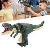 Plastic Pressing Dinosaur Toy Hand-operated Simulation Explorative Dinosaur  Kids