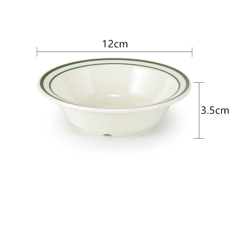 Hong Kong Style Melamine Dessert Bowl Thickened Plastic Sugar Bowl Multi-size Creative Rice Ramen Bowls Kitchen Tableware Tools
