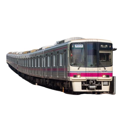

Greenmax N Gauge Keio 8000 Series 8708 Train Set (Split Train), Basic 6-Car Set with Power, Model Train 31911