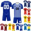 Personalised Shirts Kit Mens Girls With Name Number Custom Football Jerseys For Boys Training Suit