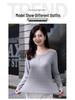 Autumn Korean Style Women's Slim-Fit Long Sleeve Round Neck T-shirt