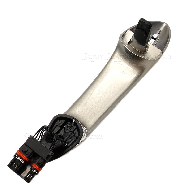 For BMW F01 F03 F04 F07 F10 F06 F11 Front / Rear Left / Right Pearl White Door Handle Keyless Go 51217231932 51217231933