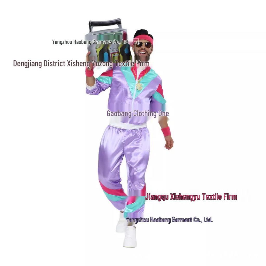 Retro 70s Disco Party Costume for Stage Performance