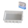 Handcraft Silicone Rectangular Mold for Resin Crafting Large Size Silicone Moulds for Making 3D Decors and Present