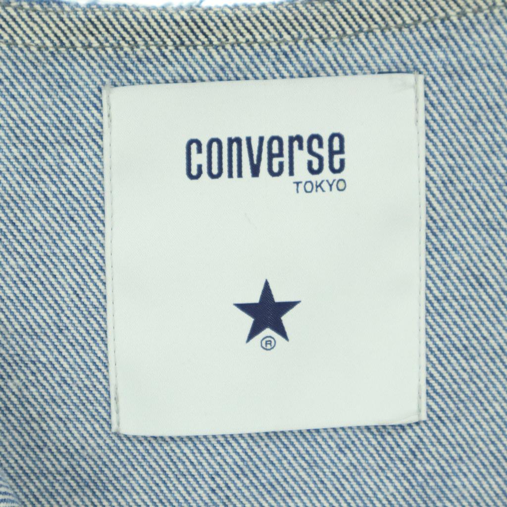 CONVERSE TOKYO Tillverkad i Japan Bomull Långärmad Ingen färg Jeansjacka Dam Begagnad