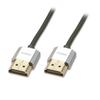 LINDY CROMO LINE HDMI 4K Cable 0.5m 2.0 Type-A Ultra-Thin (Model Number 41670)