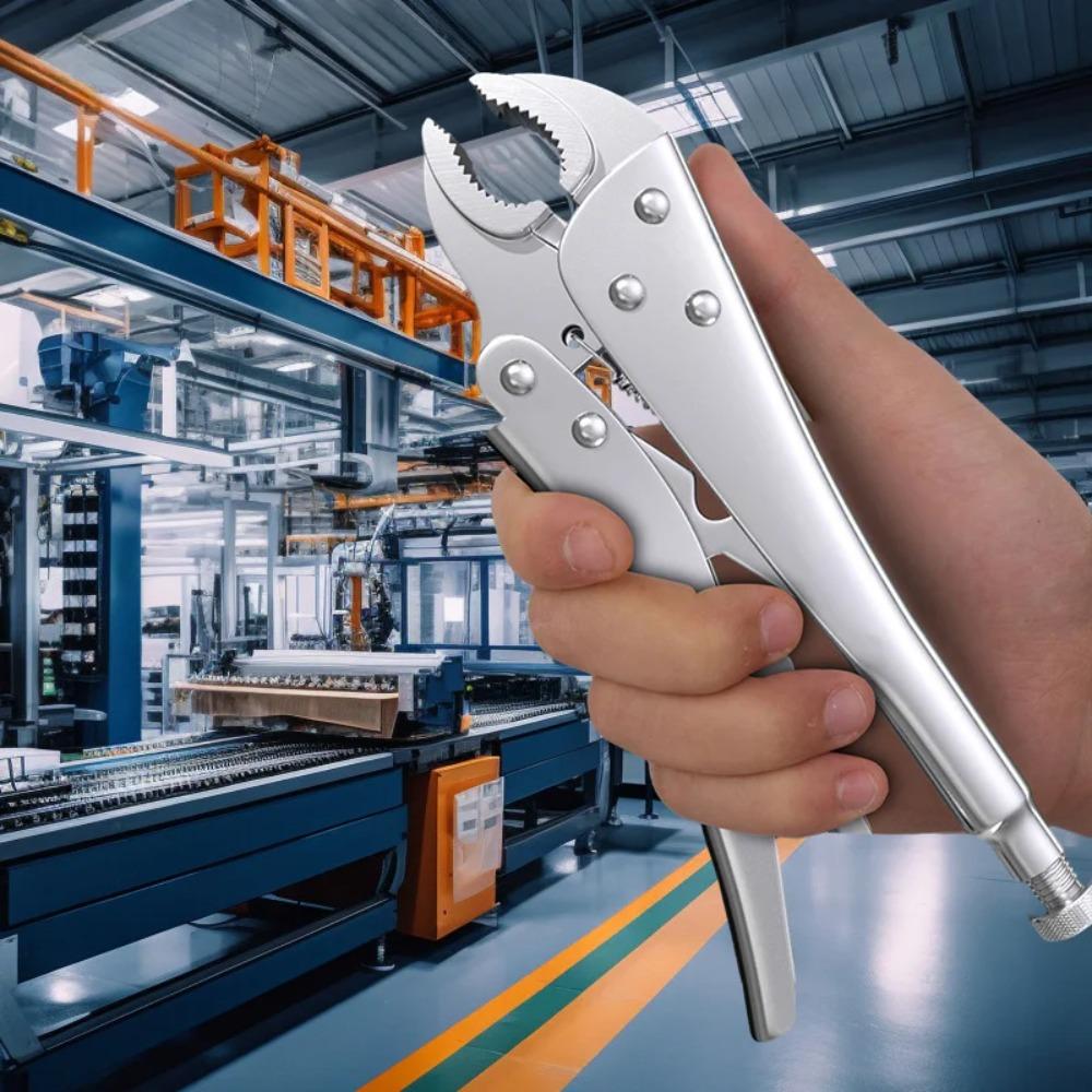 Electric Locking Pliers Set -High-Carbon Steel, Adjustable Jaw for Versatile Thicknesses, Durable  Rust Resistant