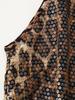 Spring 2025 Leopard Print Sequin Camisole - European & American Style Fashion for Women