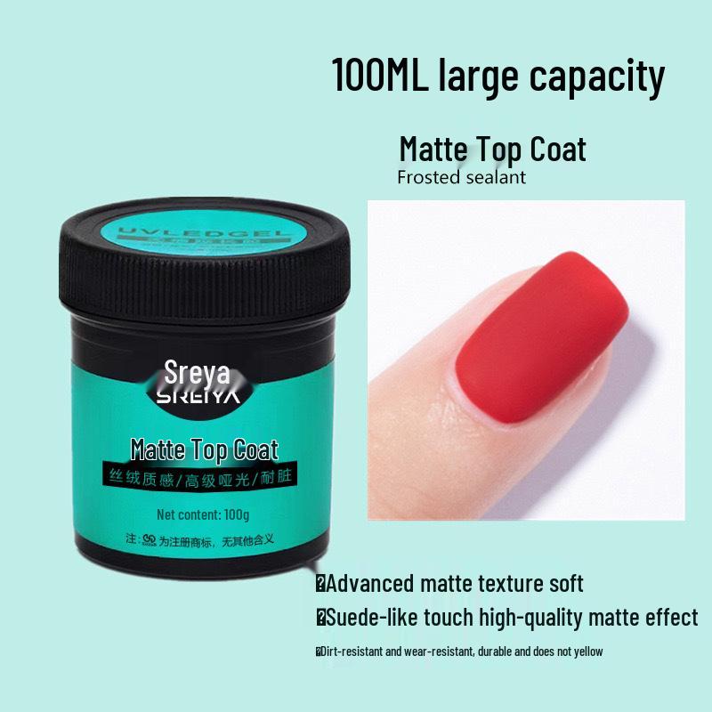 

Matte Frosted Gel Polish Set: Removable Base, Strengthening Top Coat, Long-lasting