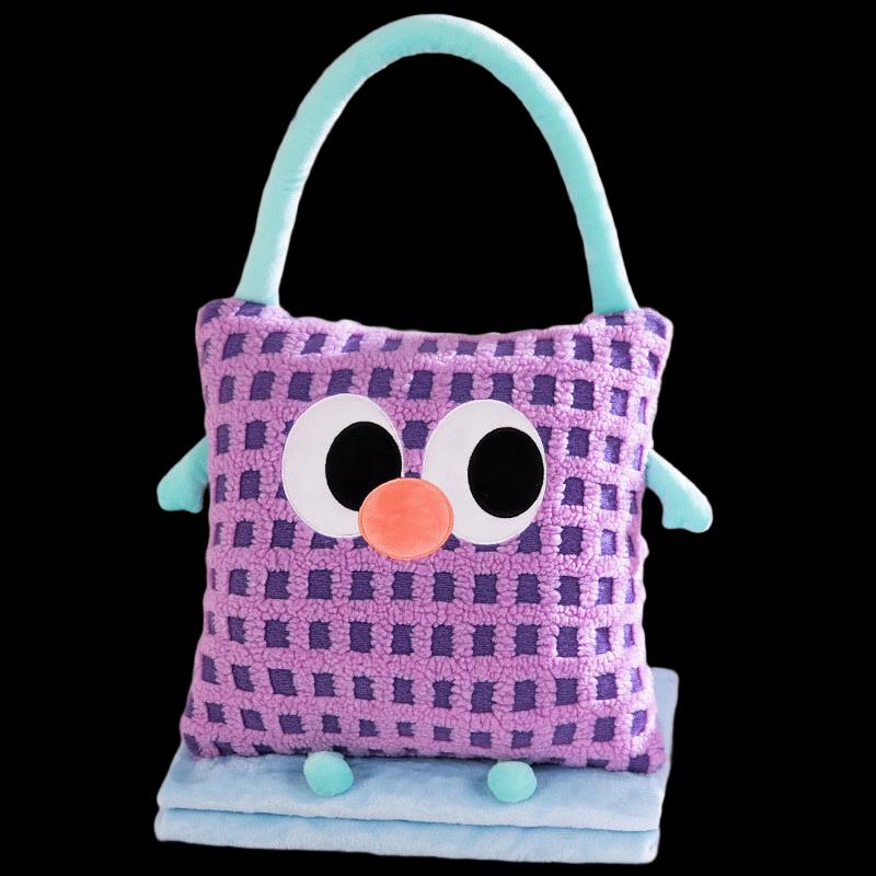 Dopamine Big Eye Plush Square Pillow
