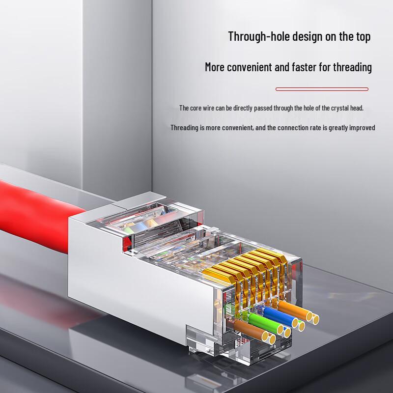 AMPCOM RJ45 Pass-Through Network Connectors