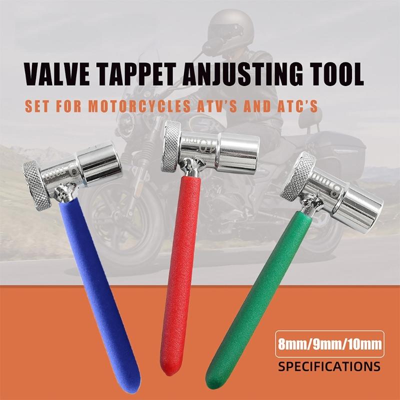 9 In 1 Valves Tappet Adjustment Tool Kit Small Engine Valves Tappet Adjusting Tool For Motorcycle ATVs Dirt Bike