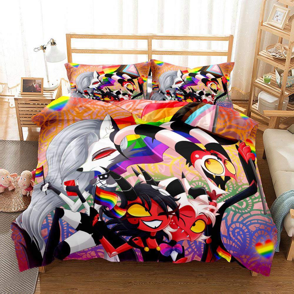 

Loona Girls Пододеяльник Комплект постельного белья King Queen Double Full Twin Single Size EU single(135x200cm)