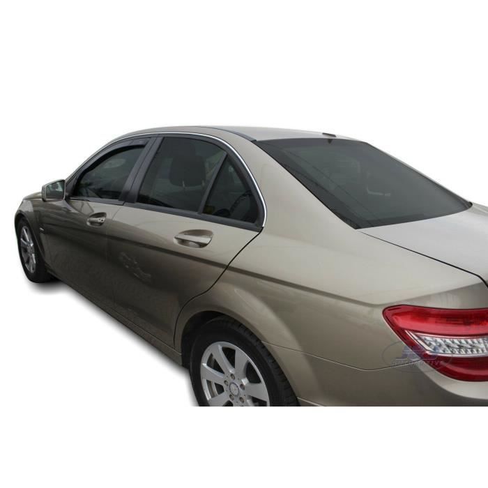 J&amp;J AUTOMOTIVE | Heko Deflecteurs d'air Déflecteurs de Vent Pour Mercedes C Classe W204 4-Porte 2007-2014