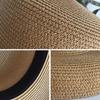 Big Brim Hepburn Wind Straw Hat Sunscreen Beachside Sun Hat Casual Summer Beach Hat  Outdoor