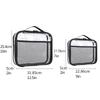 Waterproof Casual Makeup Storage Zipper Bag Large Capacity PVC Transparent Mesh Storage Bag Portable Toy Packaging Organizer