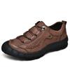 Frühling und Herbst Neue Outdoor-Freizeitschuhe Herren Retro Business Lederschuhe Herren Lederschuhe Wasserdicht Rutschfest Wanderschuhe