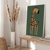 Child Room Safari Animals Lion Giraffe Zebra Poster Nursery Wall Art Canvas Painting Nordic Kids Bedroom Print Picture Decor