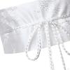 Chinesischer Damen-Satin-Taillengürtel Kimono-Gürtel Stickerei Breiter Blumenmuster-Taillenband für Damen