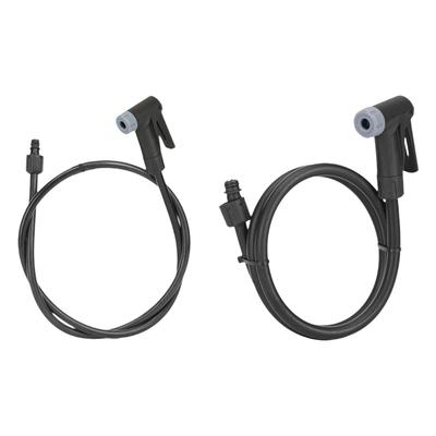 Adaptateur de tuyau de pompe à air pour vélo pour moto avec mandrin de pneu Tube Montage simple Multifonctionnel Tuyau d'extension 39 pouces Portable