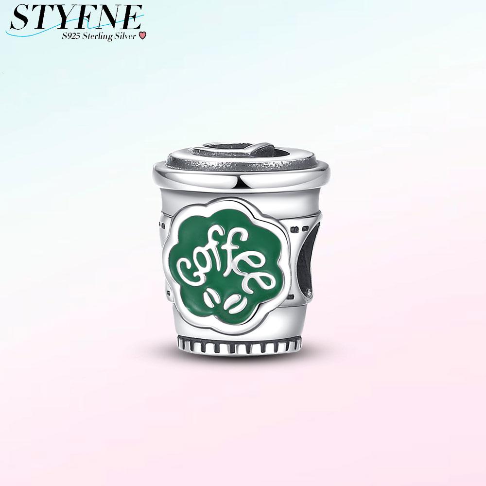 Green Color Four-Leaf Clover Avocado Copper Cactus Green Series Charms Beads Fit 3Mm Original Bracelet Diy Jewelry Gift