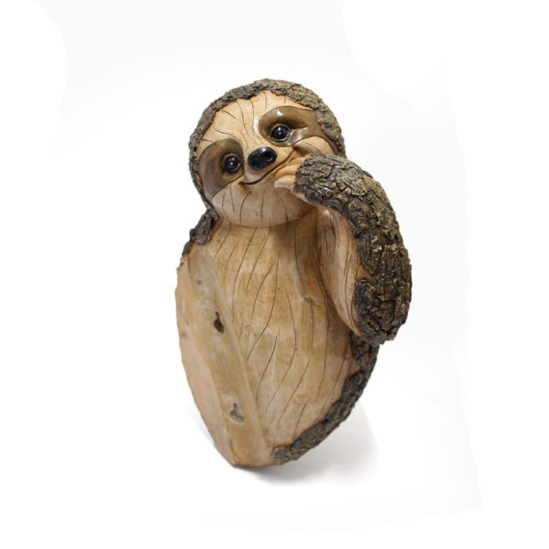 

Outdoor Sloth Pendants, Garden Statues, Courtyard Tree Faces, Tree Hanging Decorations, Resin Handicrafts