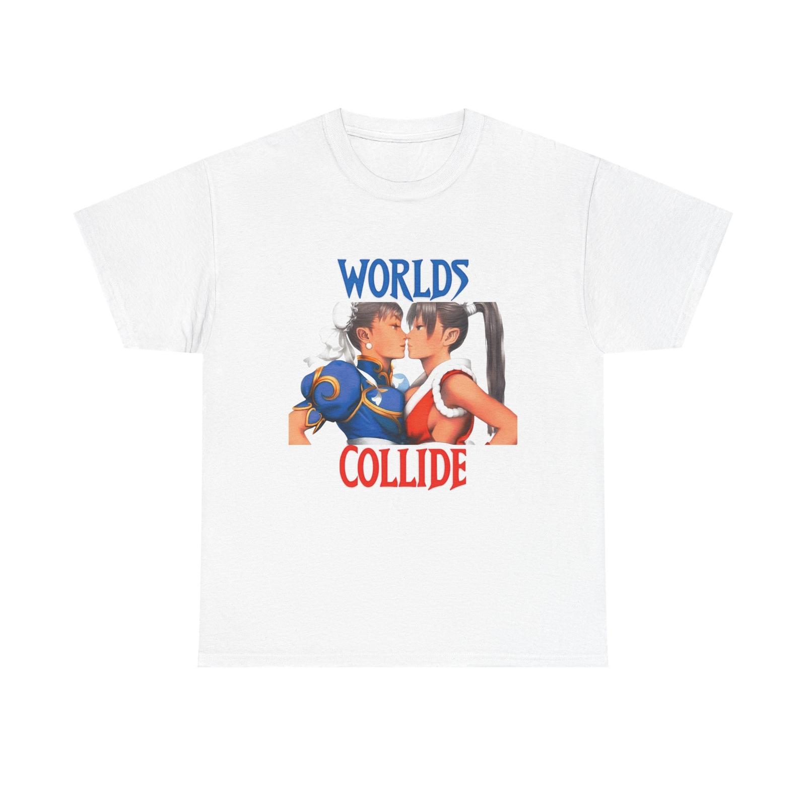 Chun-Li vs Mai Shiranui Graphic Tee, Vintage Gamer T-Shirt Mens Womens Tees Top, Street Fighter Tee S