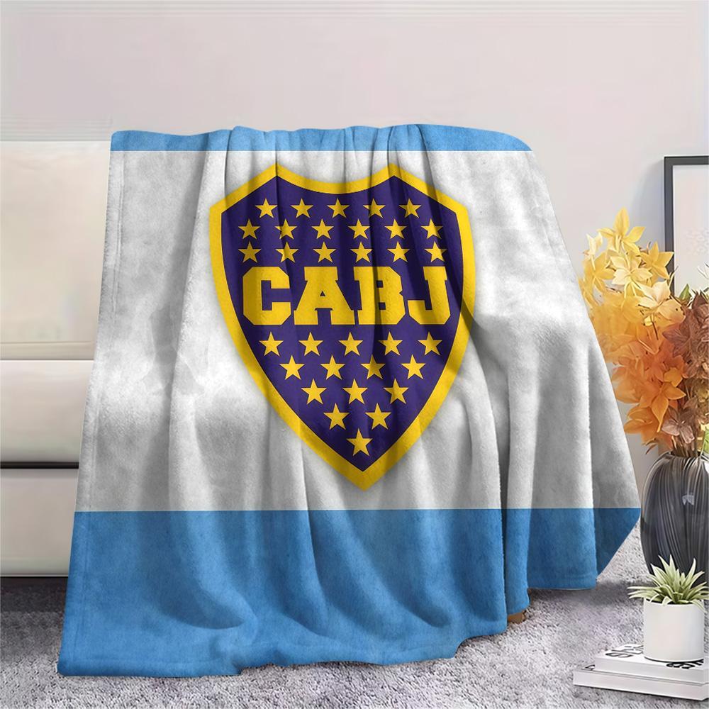 Club Atlético Boca Juniors Flannel Blanket, High quality Comfortable for All Seasons, Home Decor, Warmth and Comfort