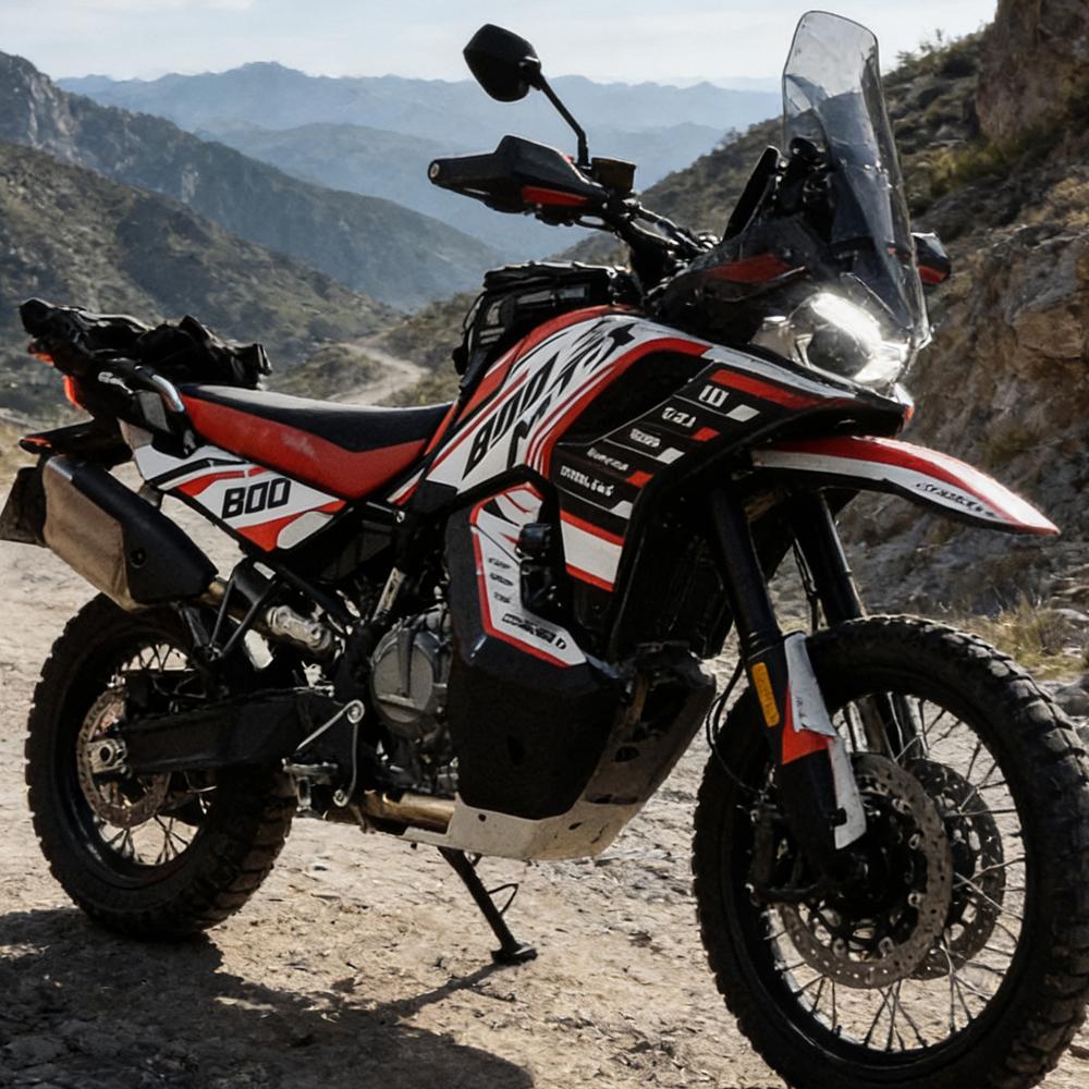 New Motorcycle Sticker Graphics Protection Kit For CFMOTO 800MT-X 800 MT X Full Paint Pattern Decorative Stickers Decals 800 MTX