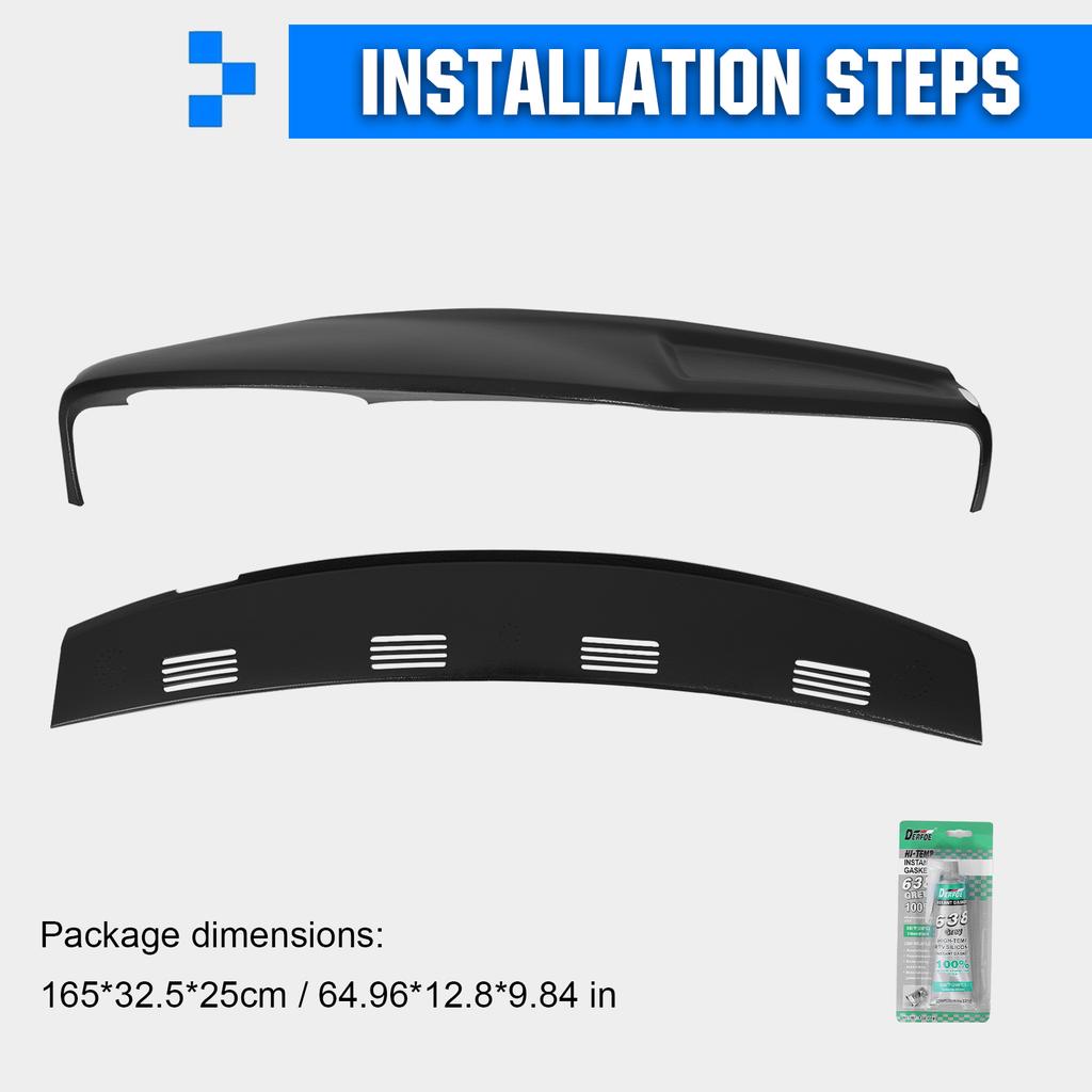 Dashboard Cover Panel For RAM 1500 2500 3500 2002-2005 Center Console Dash Instrument Panel Vehicle Car Dashboard Protector
