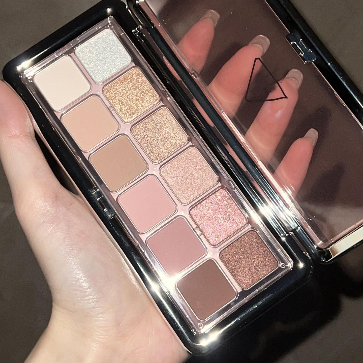 

Twelve Color Eye Shadow Plate Daily Makeup Color System рожевий
