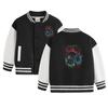 Boys' 2026 Autumn/Winter Fleece Baseball Jacket - Versatile Trendy Top for Big Kids